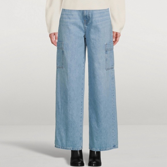 FRAME Genoa Wide Leg Carpenter High Rise Jean - Picture 5 of 14